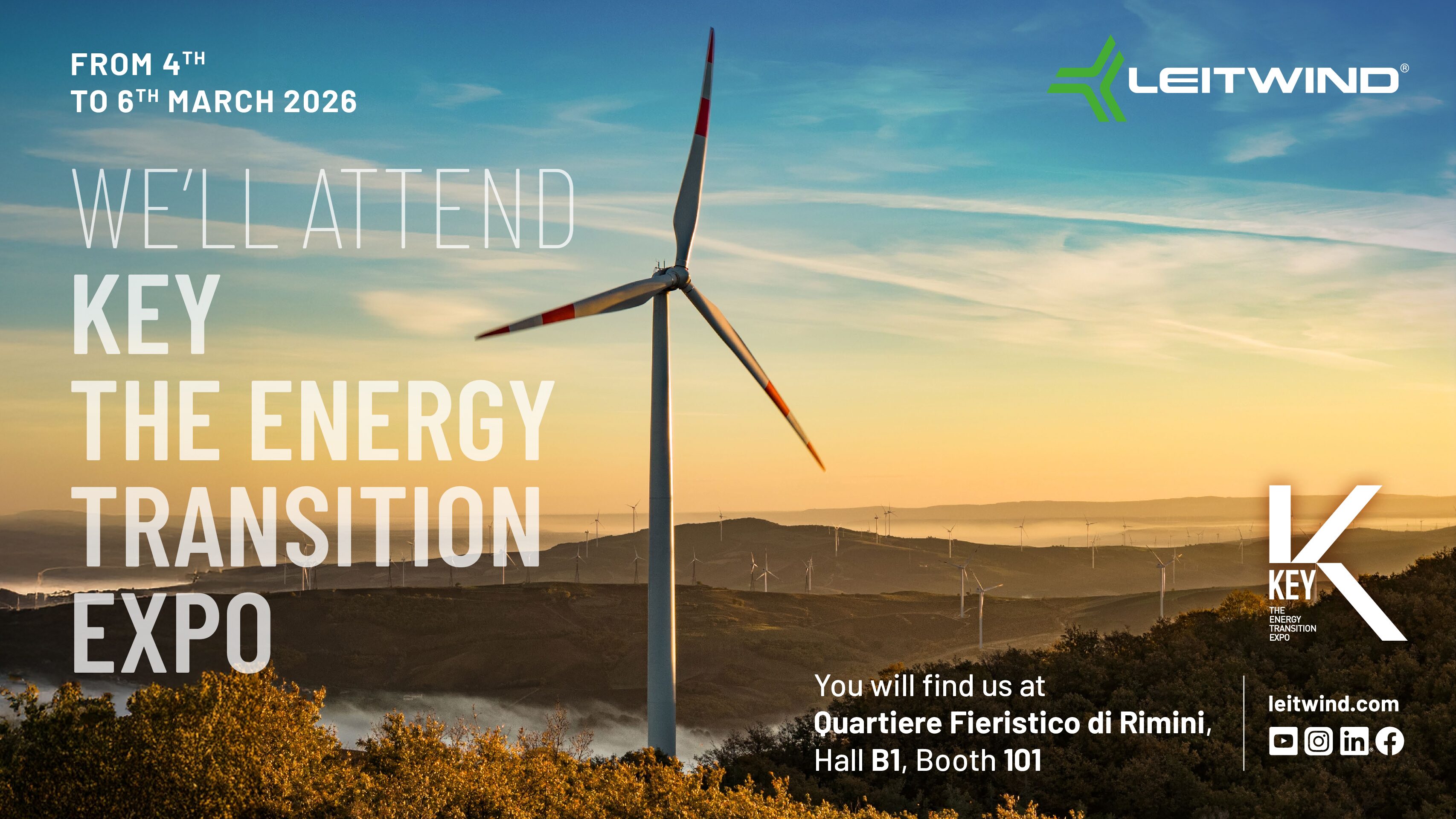 Leitwind - LEITWIND @ KEY – The Energy Transition Expo 2026