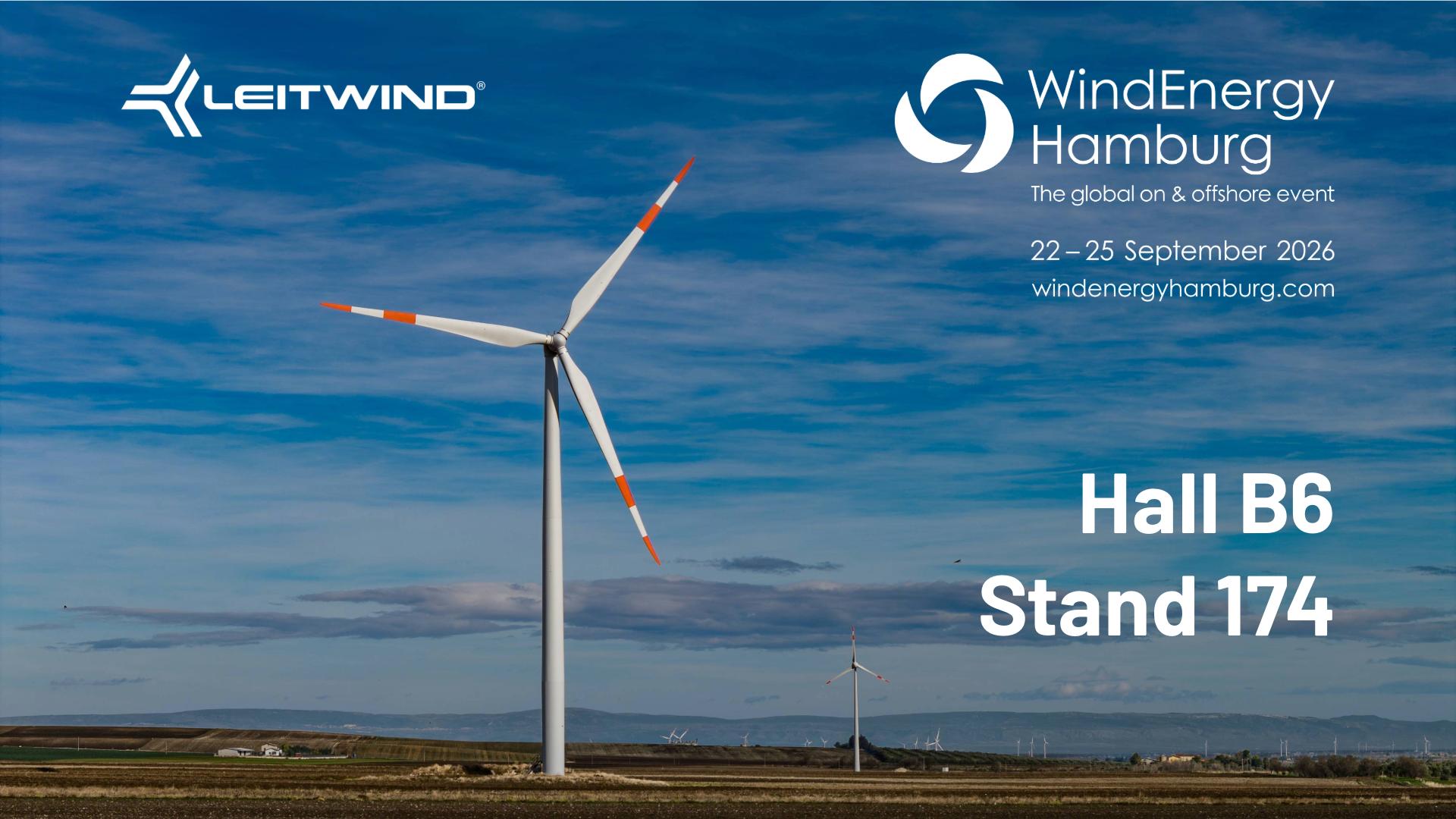 Leitwind - LEITWIND @ WINDENERGY HAMBURG 2026
